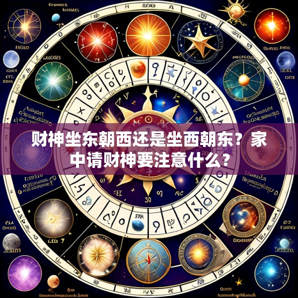 财神坐东朝西还是坐西朝东？家中请财神要注意什么？