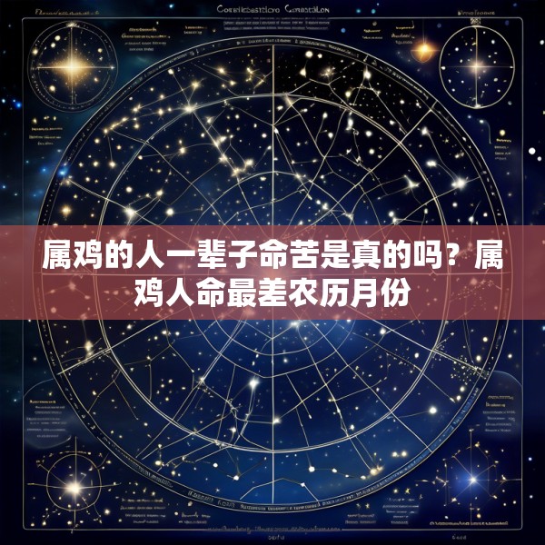 属鸡的人一辈子命苦是真的吗?属鸡人命最差农历月份