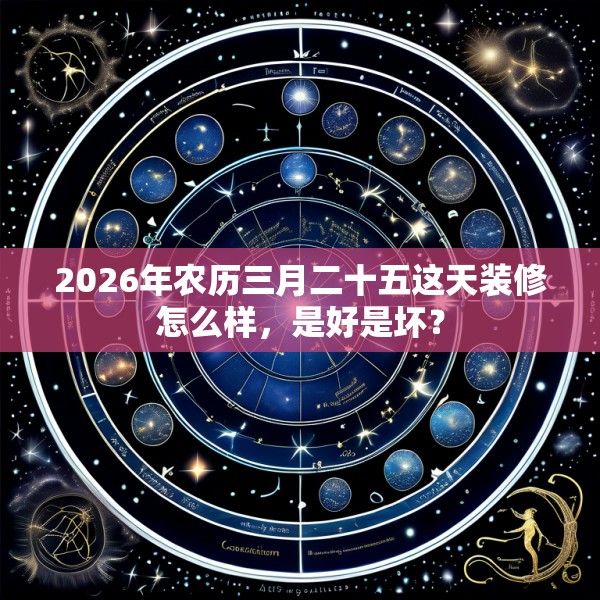 2026年农历三月二十五这天装修怎么样,是好是坏?