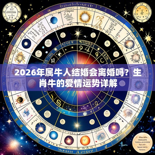 2026年属牛人结婚会离婚吗？生肖牛的爱情运势详解