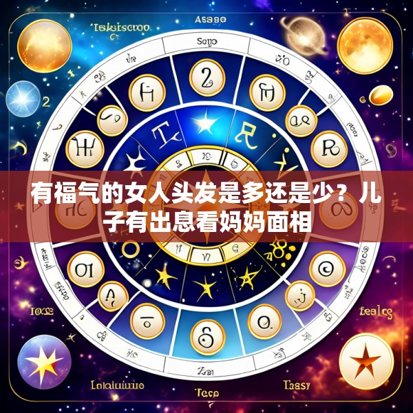 有福气的女人头发是多还是少？儿子有出息看妈妈面相