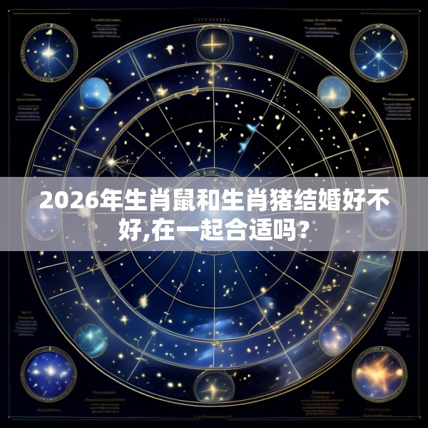 2026年生肖鼠和生肖猪结婚好不好,在一起合适吗？