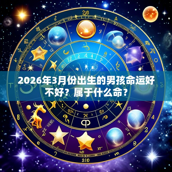 2026年3月份出生的男孩命运好不好？属于什么命？