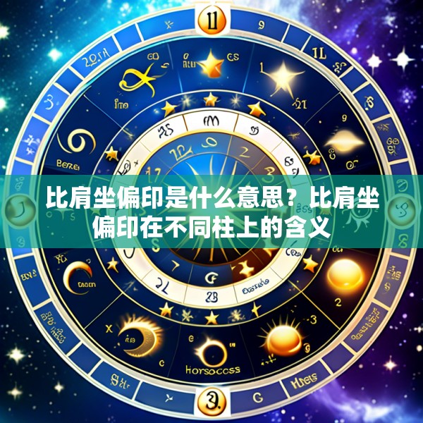 比肩坐偏印是什么意思？比肩坐偏印在不同柱上的含义