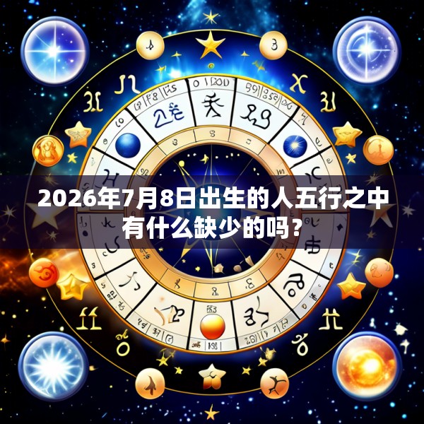 2026年7月8日出生的人五行之中有什么缺少的吗？