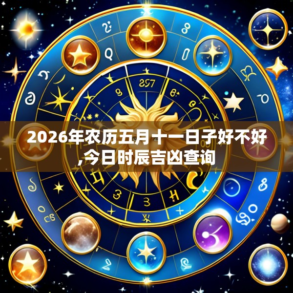 2026年农历五月十一日子好不好,今日时辰吉凶查询