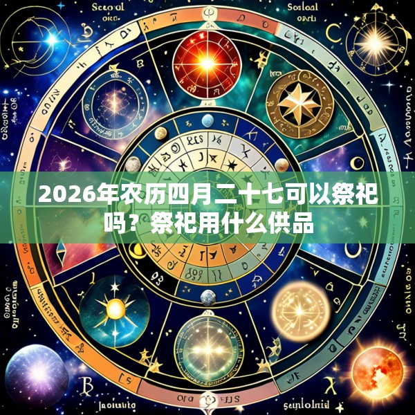2026年农历四月二十七可以祭祀吗？祭祀用什么供品