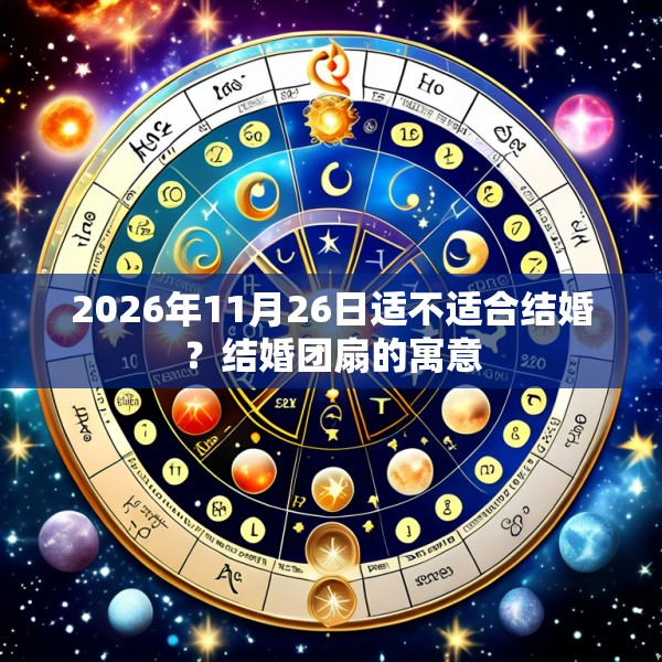 2026年11月26日适不适合结婚？结婚团扇的寓意
