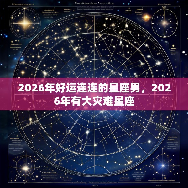 2026年好运连连的星座男,2026年有大灾难星座