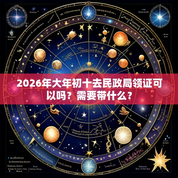 2026年大年初十去民政局领证可以吗?需要带什么?