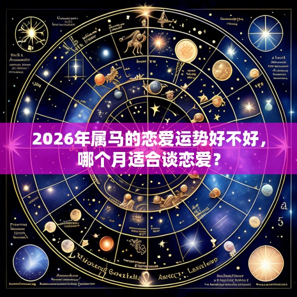 2026年属马的恋爱运势好不好，哪个月适合谈恋爱？