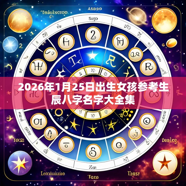 2026年1月25日出生女孩参考生辰八字名字大全集