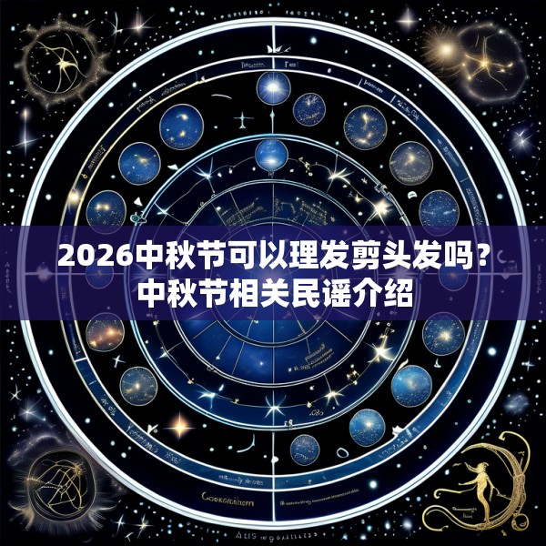 2026中秋节可以理发剪头发吗?中秋节相关民谣介绍