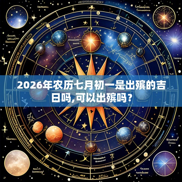 2026年农历七月初一是出殡的吉日吗,可以出殡吗?