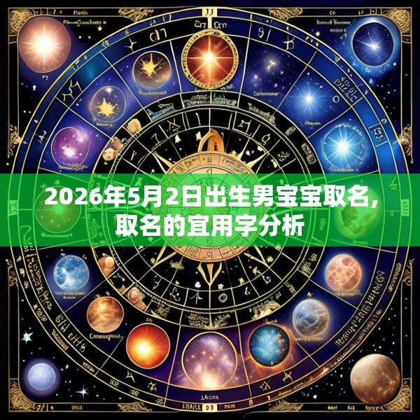 2026年5月2日出生男宝宝取名,取名的宜用字分析