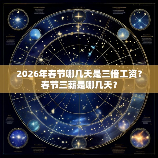 2026年春节哪几天是三倍工资？春节三薪是哪几天？