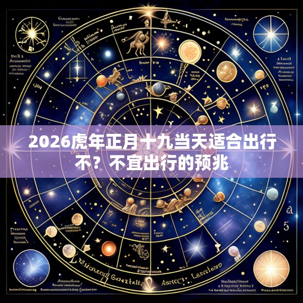 2026虎年正月十九当天适合出行不？不宜出行的预兆