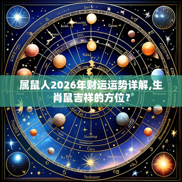属鼠人2026年财运运势详解,生肖鼠吉祥的方位?