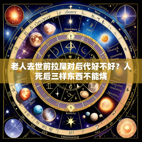 老人去世前拉屎对后代好不好?人死后三样东西不能烧