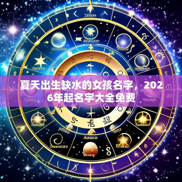 夏天出生缺水的女孩名字，2026年起名字大全免费
