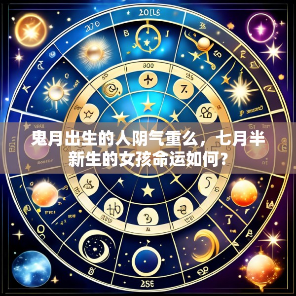 鬼月出生的人阴气重么,七月半新生的女孩命运如何?