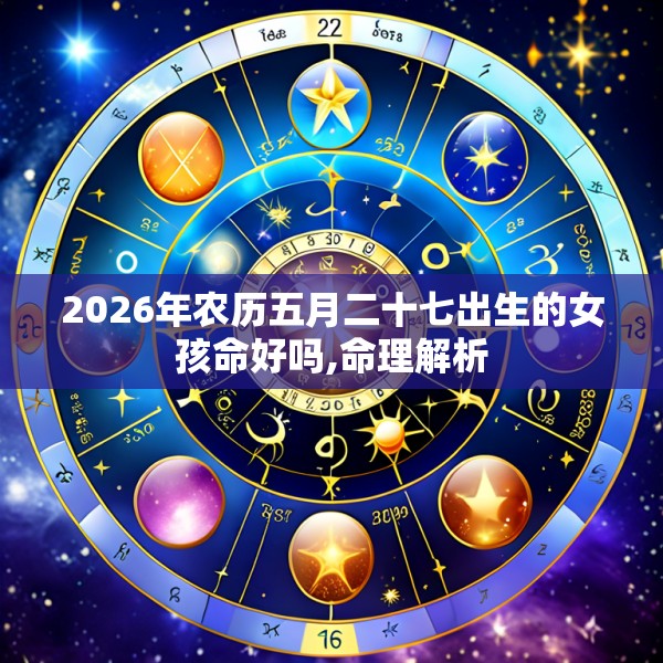 2026年农历五月二十七出生的女孩命好吗,命理解析