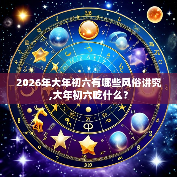2026年大年初六有哪些风俗讲究,大年初六吃什么？