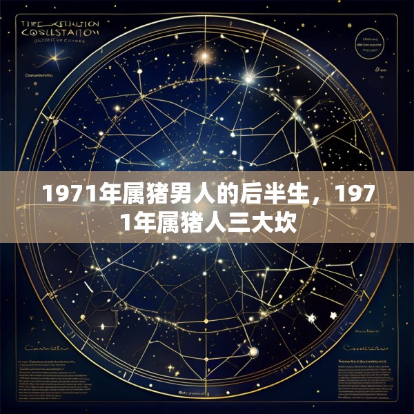 1971年属猪男人的后半生,1971年属猪人三大坎