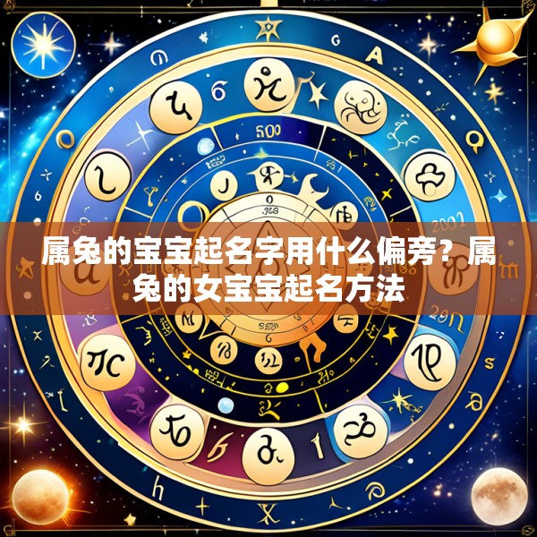 属兔的宝宝起名字用什么偏旁?属兔的女宝宝起名方法