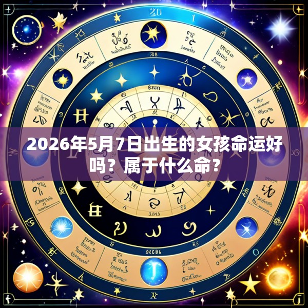 2026年5月7日出生的女孩命运好吗？属于什么命？