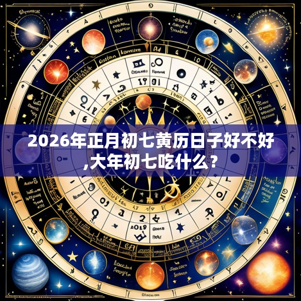 2026年正月初七黄历日子好不好,大年初七吃什么？