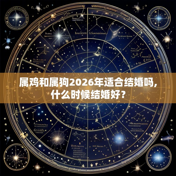 属鸡和属狗2026年适合结婚吗,什么时候结婚好？