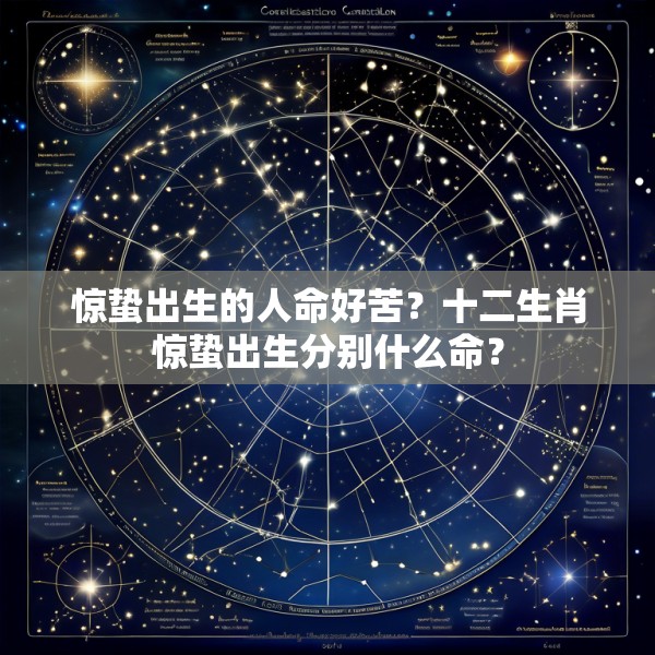 惊蛰出生的人命好苦?十二生肖惊蛰出生分别什么命?