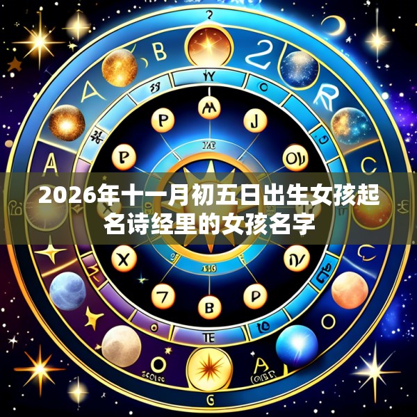 2026年十一月初五日出生女孩起名诗经里的女孩名字