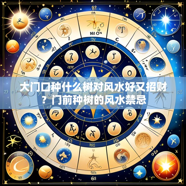 大门口种什么树对风水好又招财？门前种树的风水禁忌