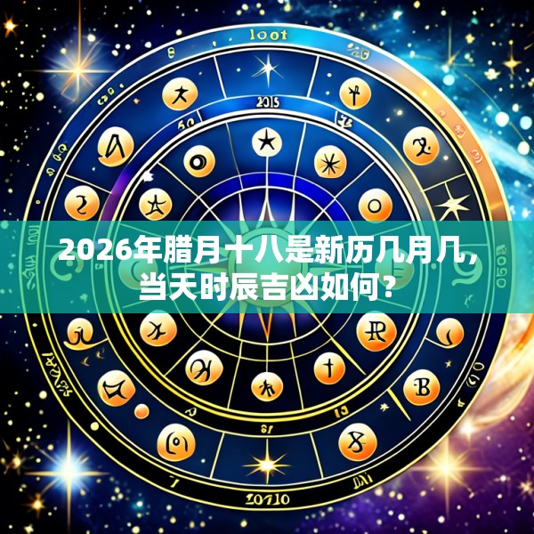 2026年腊月十八是新历几月几,当天时辰吉凶如何?