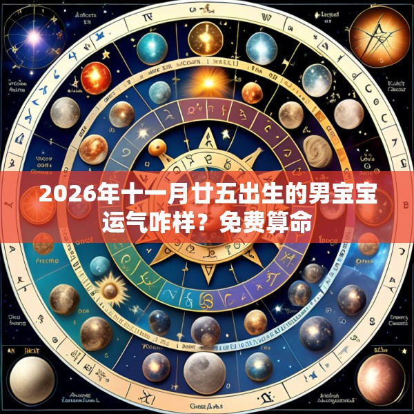 2026年十一月廿五出生的男宝宝运气咋样？免费算命