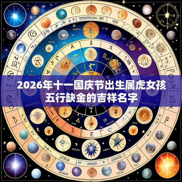 2026年十一国庆节出生属虎女孩五行缺金的吉祥名字