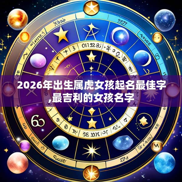 2026年出生属虎女孩起名最佳字,最吉利的女孩名字