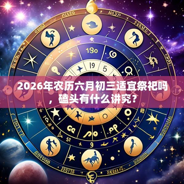 2026年农历六月初三适宜祭祀吗,磕头有什么讲究?