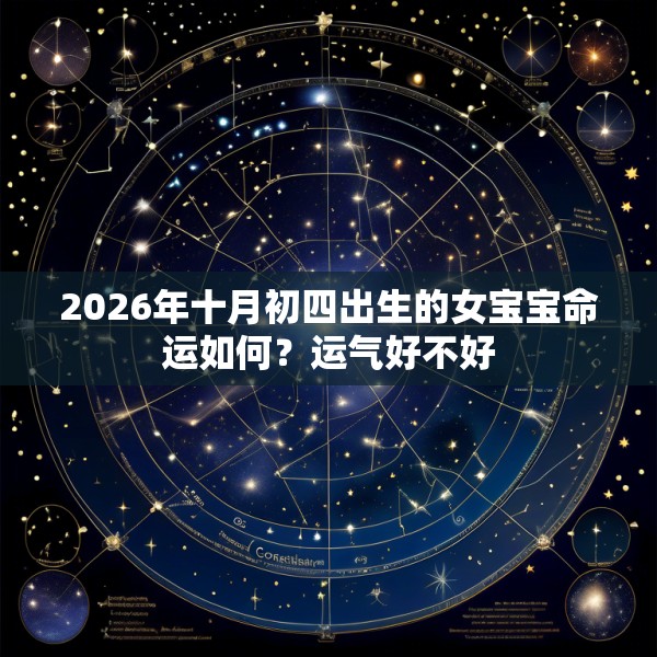 2026年十月初四出生的女宝宝命运如何?运气好不好