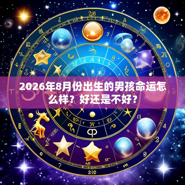 2026年8月份出生的男孩命运怎么样？好还是不好？