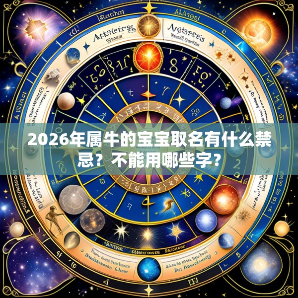 2026年属牛的宝宝取名有什么禁忌?不能用哪些字?