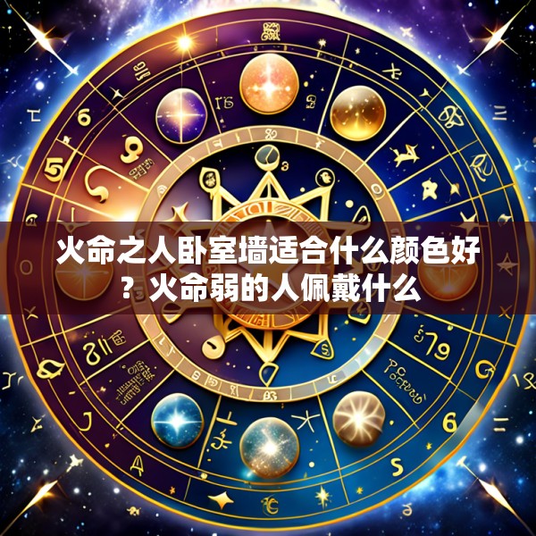 火命之人卧室墙适合什么颜色好?火命弱的人佩戴什么