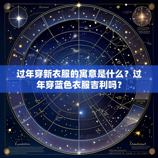 过年穿新衣服的寓意是什么？过年穿蓝色衣服吉利吗？