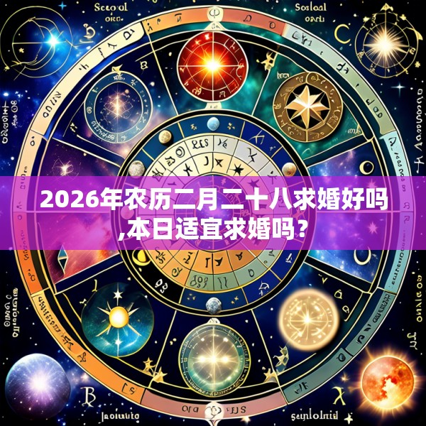 2026年农历二月二十八求婚好吗,本日适宜求婚吗？