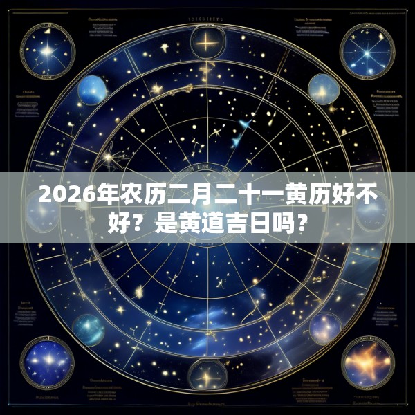 2026年农历二月二十一黄历好不好？是黄道吉日吗？