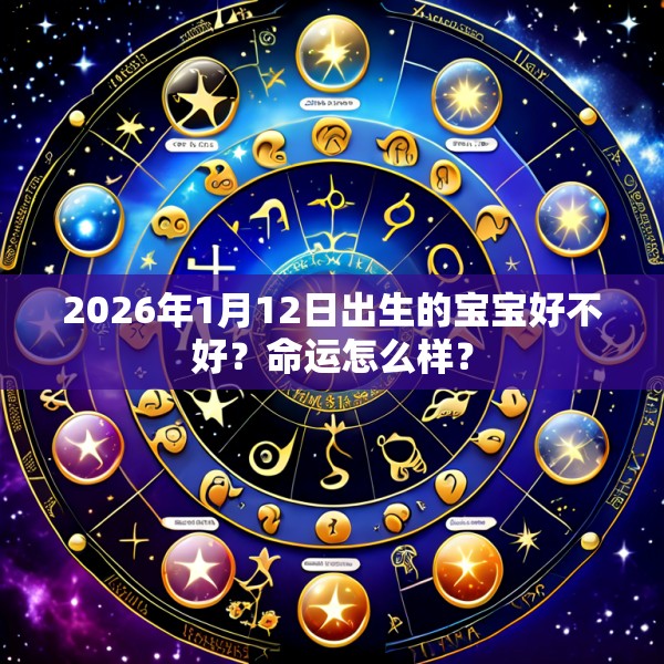 2026年1月12日出生的宝宝好不好？命运怎么样？
