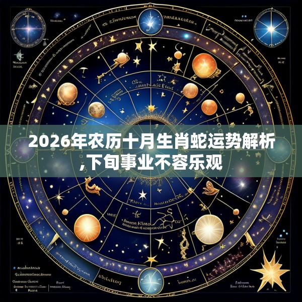 2026年农历十月生肖蛇运势解析,下旬事业不容乐观