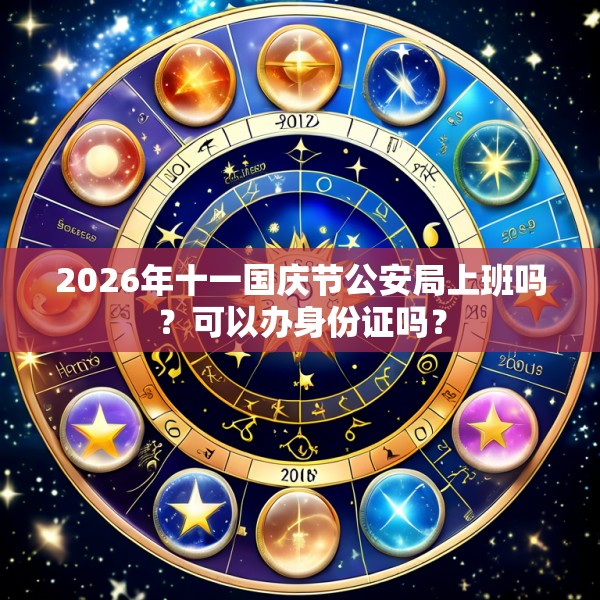 2026年十一国庆节公安局上班吗？可以办身份证吗？